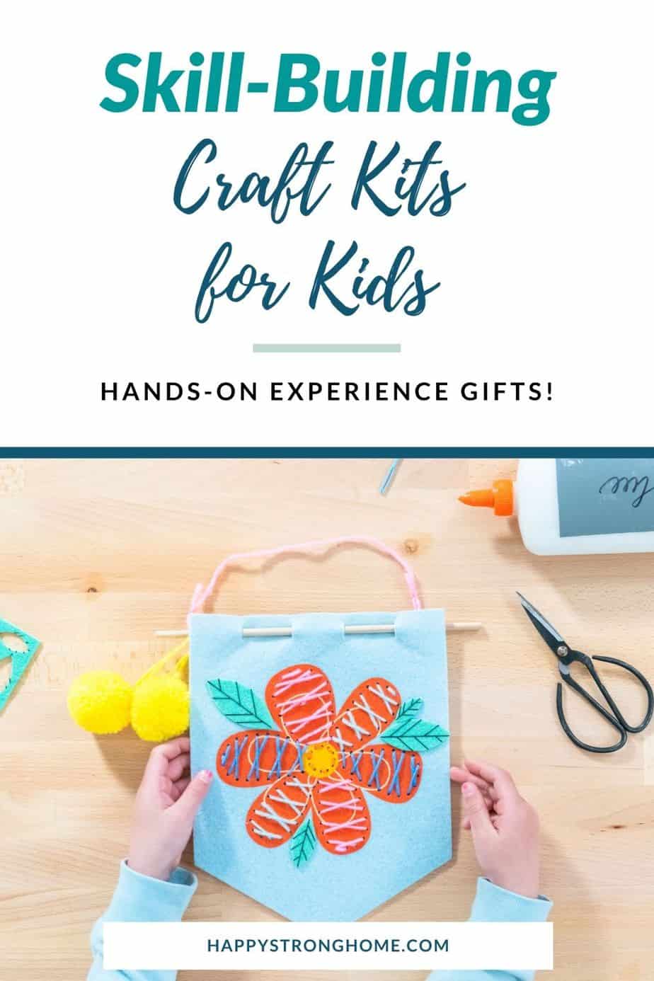 Skill-building craft kits for kids make great gifts! - Happy